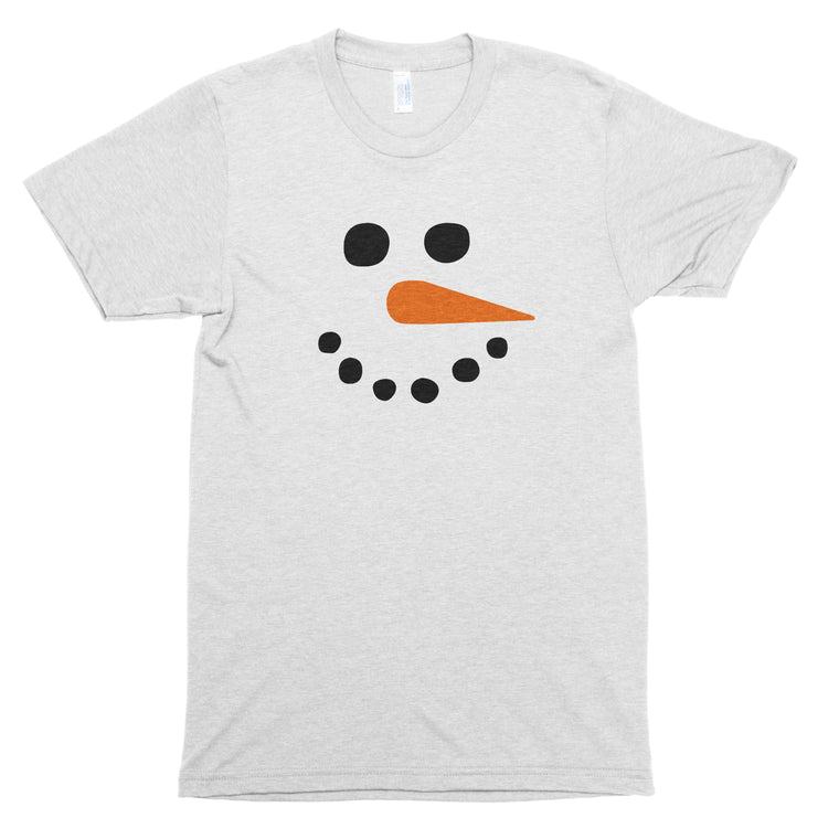 Snowman Face Premium Unisex T-Shirt