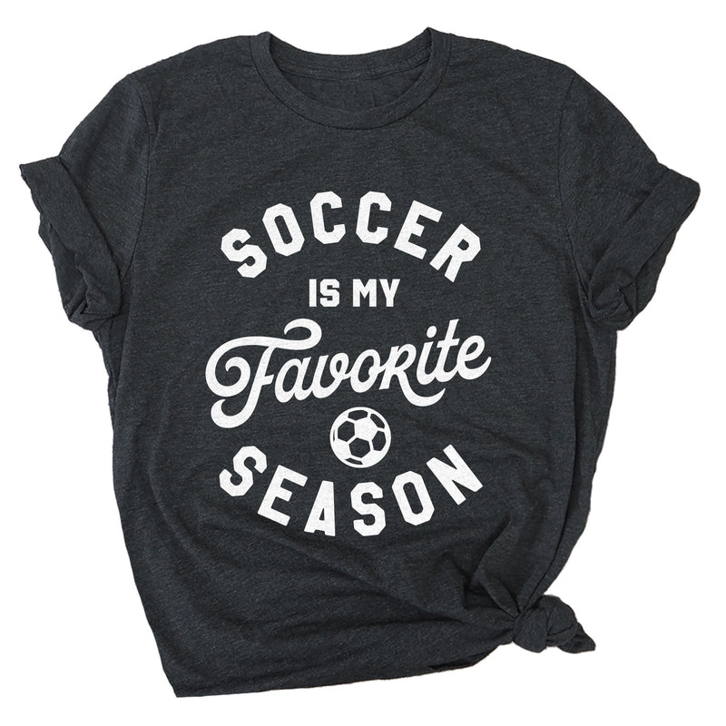 Soccer is My Favorite Season Premium Unisex T-Shirt