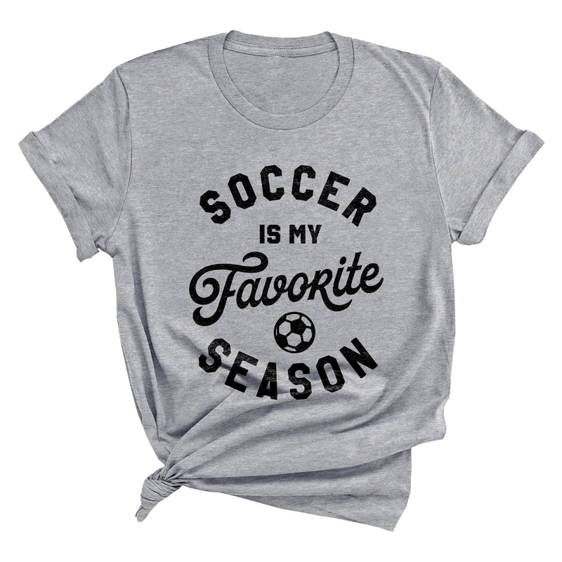 Soccer is My Favorite Season Premium Unisex T-Shirt