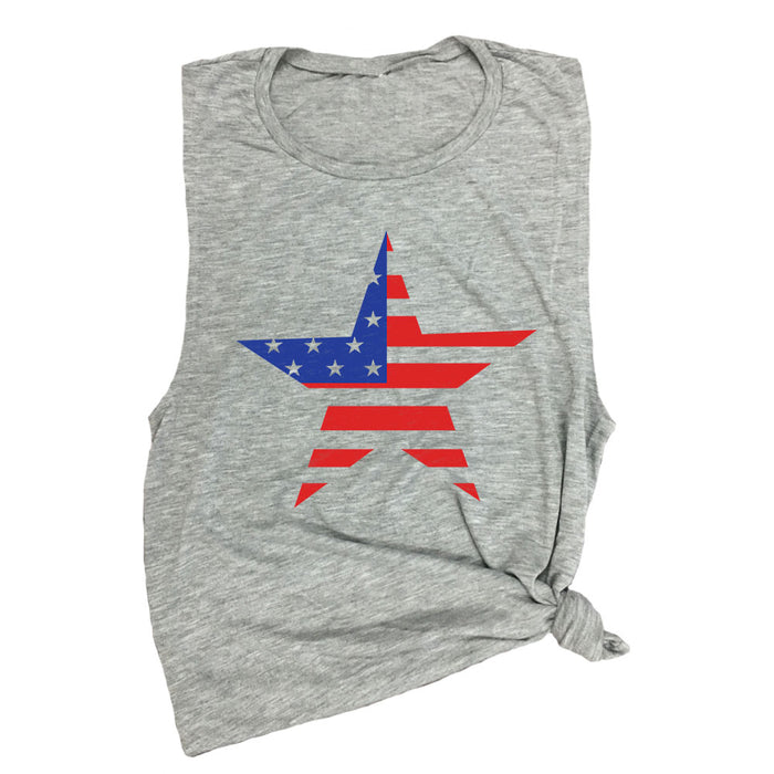 Star Flag Muscle Tee