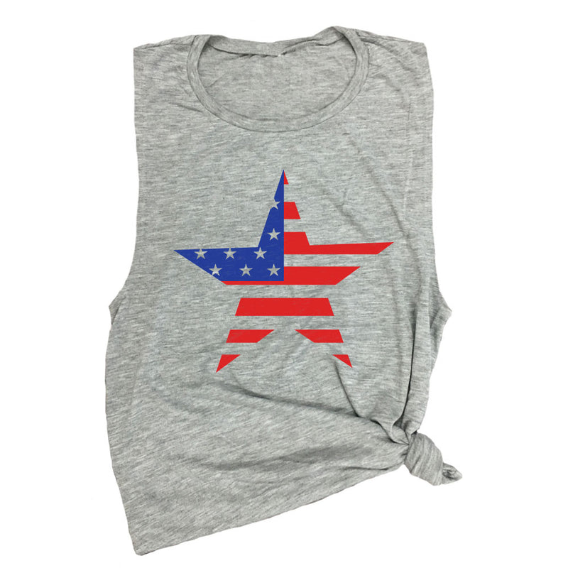 Star Flag Muscle Tee