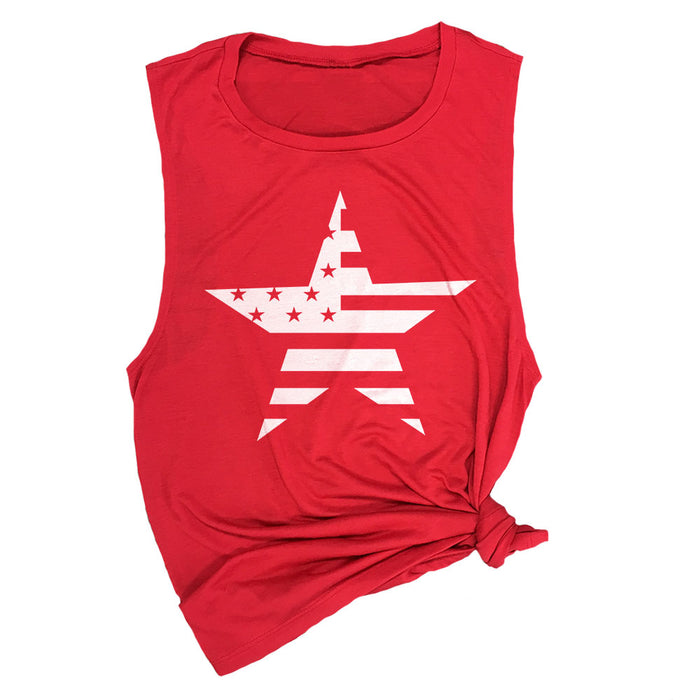 Star Flag Muscle Tee