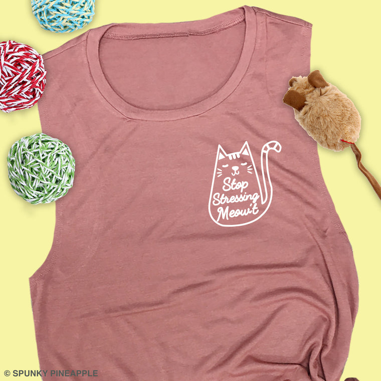 Stop Stressing Meow't Muscle Tee