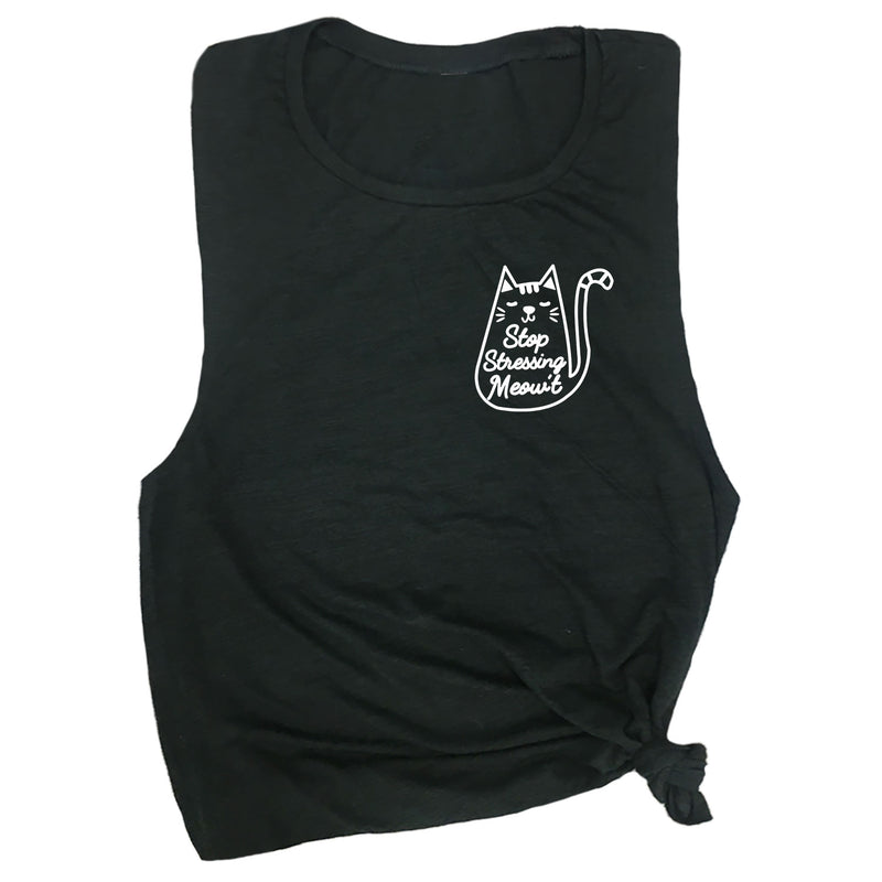 Stop Stressing Meow't Muscle Tee