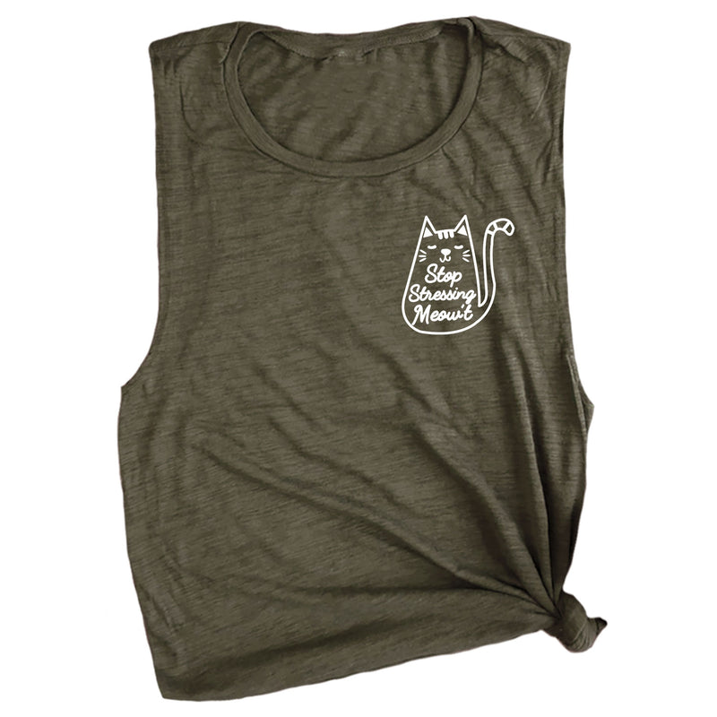 Stop Stressing Meow't Muscle Tee