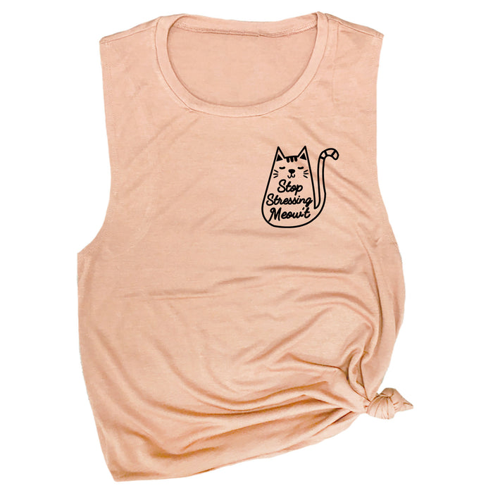 Stop Stressing Meow't Muscle Tee