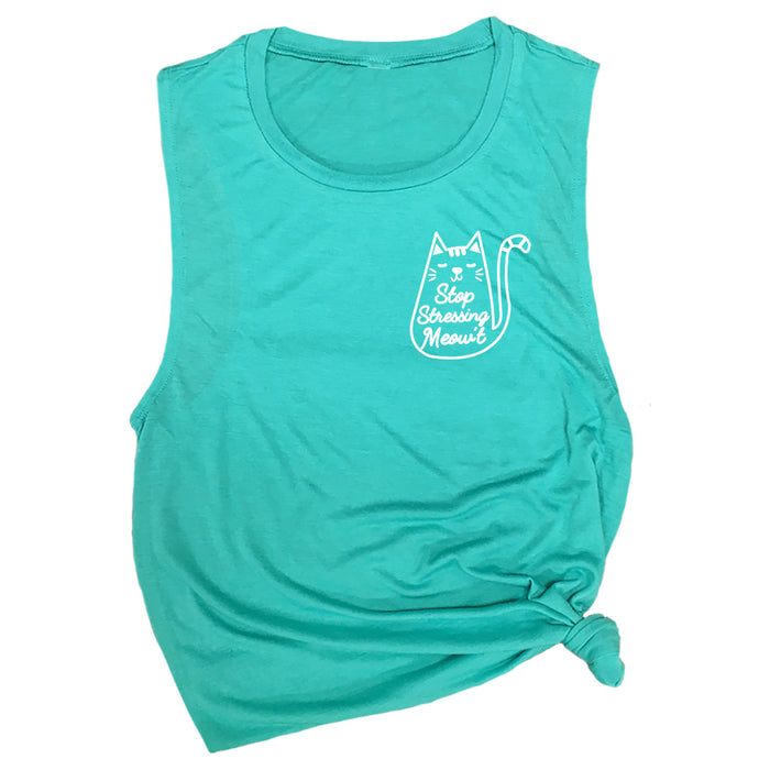 Stop Stressing Meow't Muscle Tee