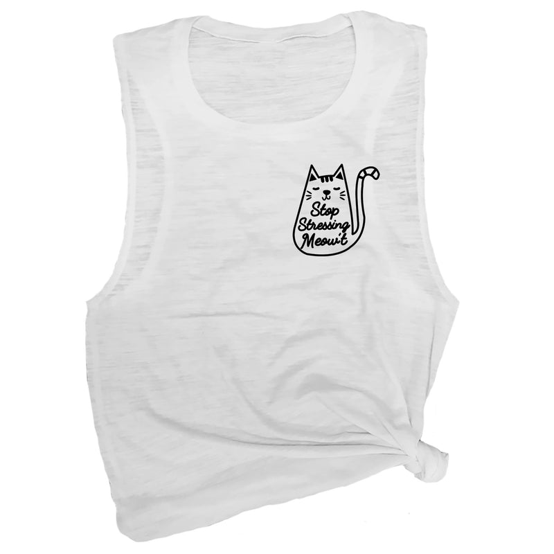 Stop Stressing Meow't Muscle Tee