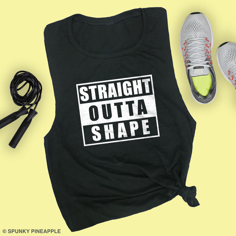 Straight Outta Shape Muscle Tee