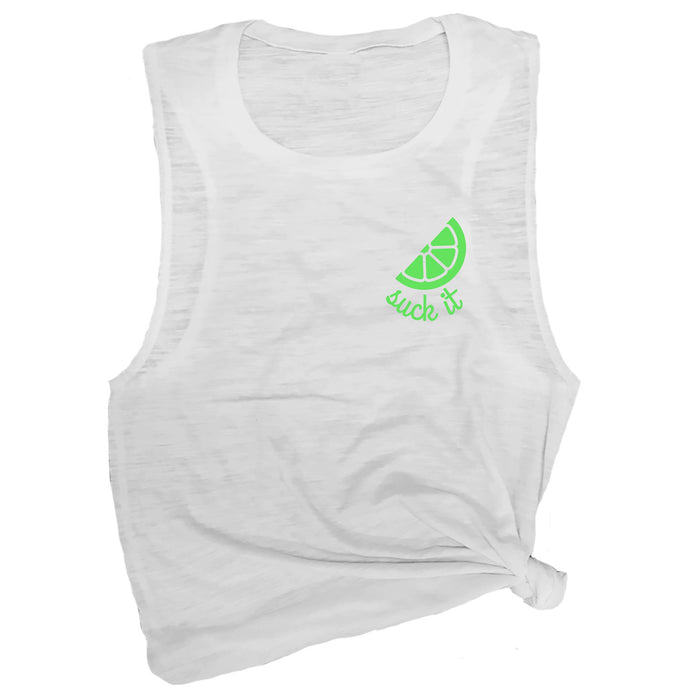 Suck It (with Lime) Muscle Tee