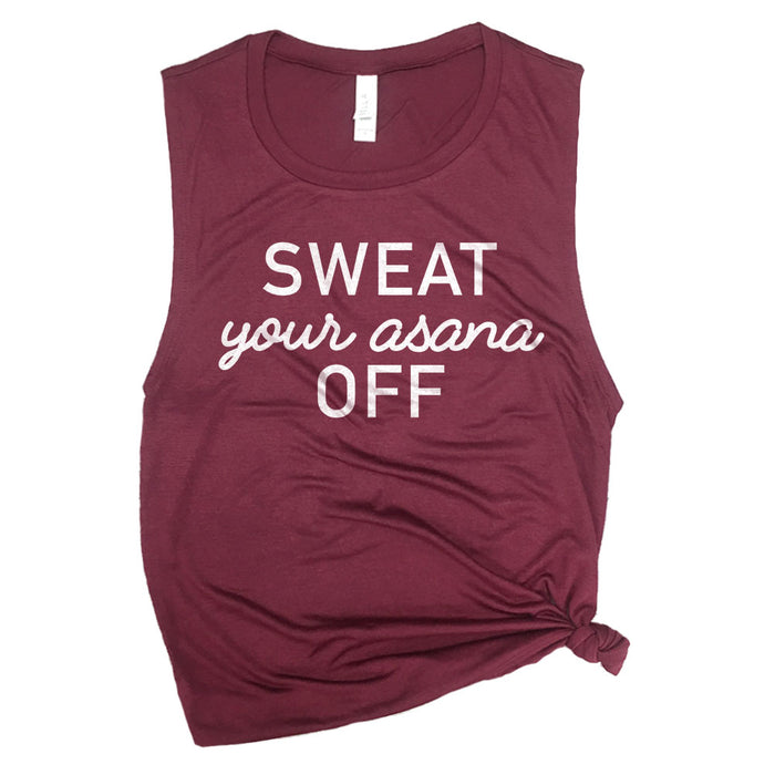 Sweat Your Asana Off Muscle Tee