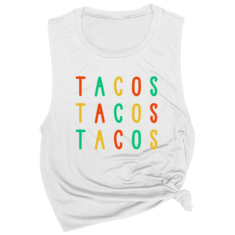 Tacos Tacos Tacos Muscle Tee