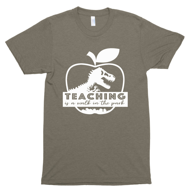 Teaching Is A Walk In The Park Premium Unisex T-Shirt
