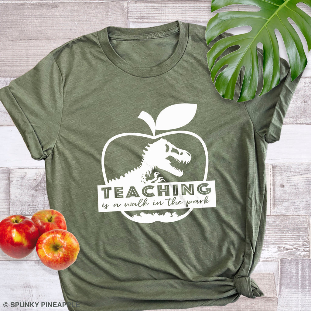 Teaching Is A Walk In The Park Premium Unisex T-Shirt