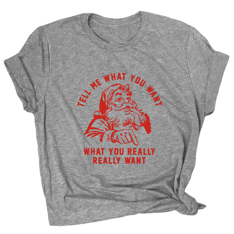 Tell Me What You Want What You Really Really Want Premium Unisex T-Shirt