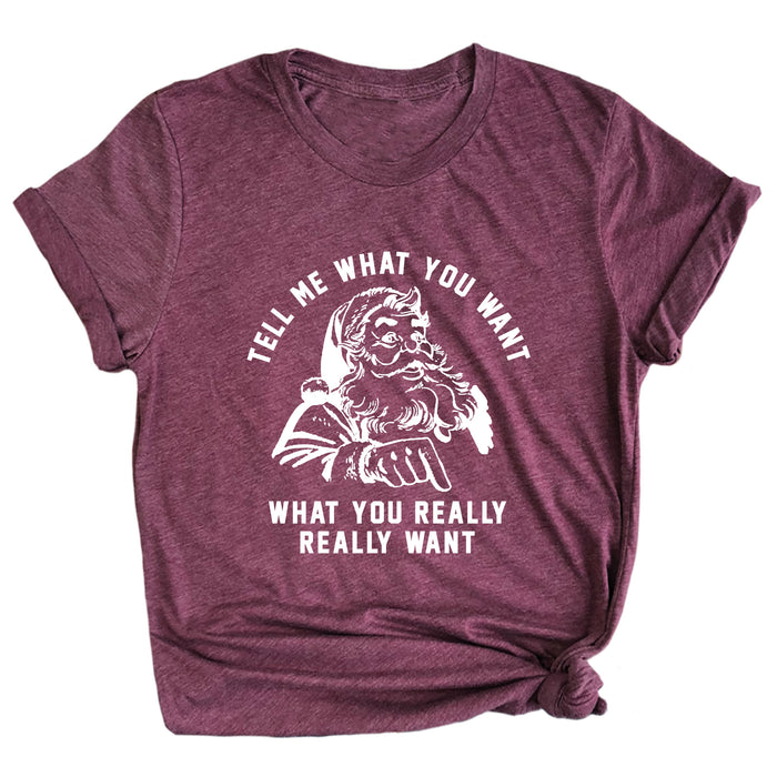 Tell Me What You Want What You Really Really Want Premium Unisex T-Shirt