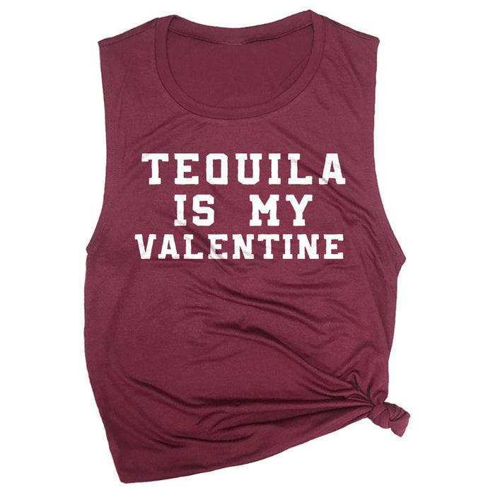 Tequila is My Valentine Muscle Tee