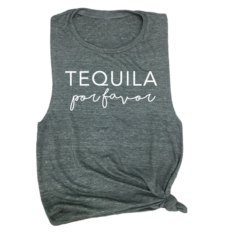 Tequila Por Favor Muscle Tee