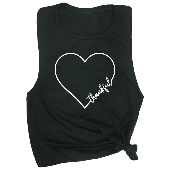 Thankful Heart Muscle Tee