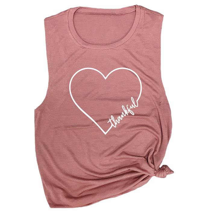 Thankful Heart Muscle Tee