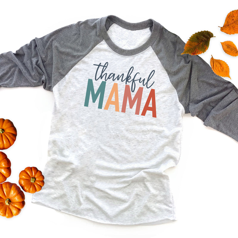 Thankful Mama (Colorful) Raglan Tee