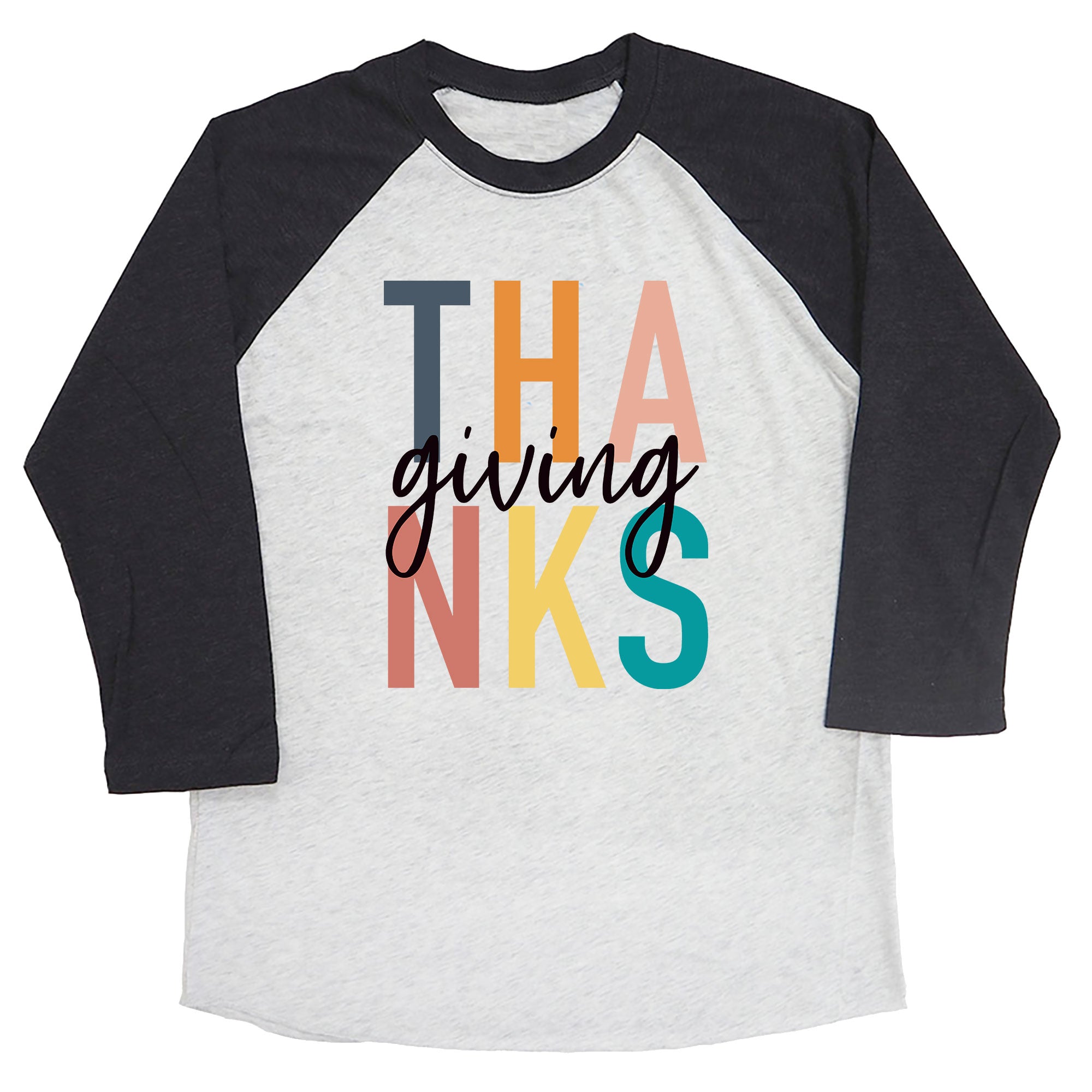 Thanks Giving (Colorful) Raglan Tee