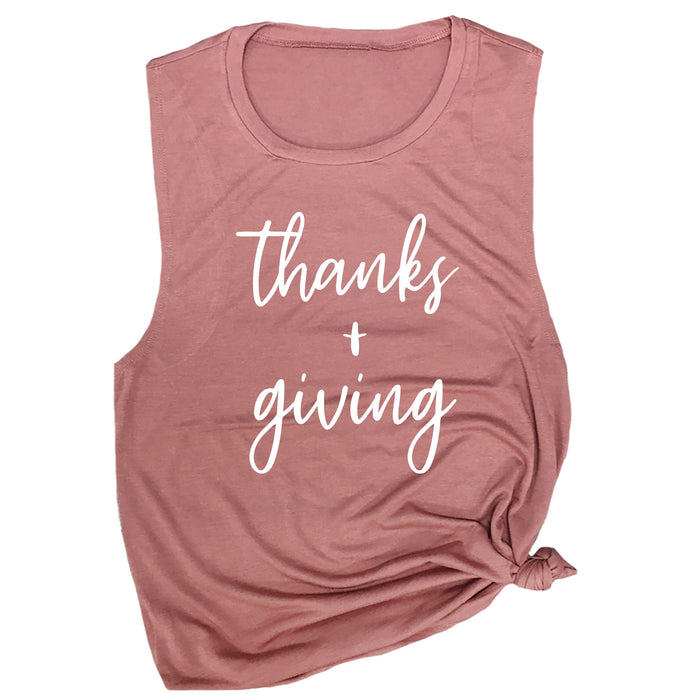 Thanks + Giving Muscle Tee