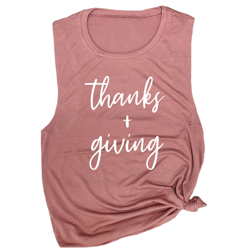 Thanks + Giving Muscle Tee