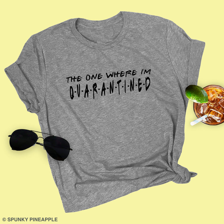 The One Where I'm Quarantined Premium Unisex T-Shirt