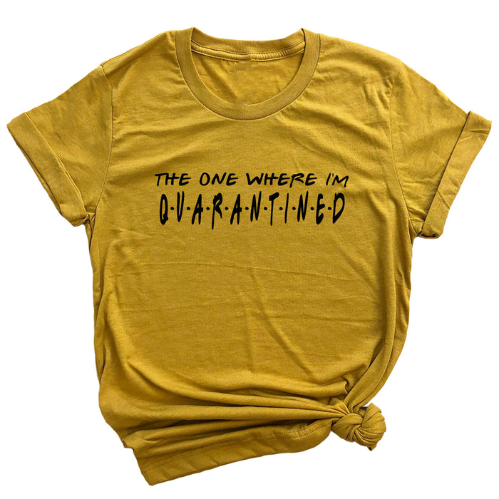 The One Where I'm Quarantined Premium Unisex T-Shirt