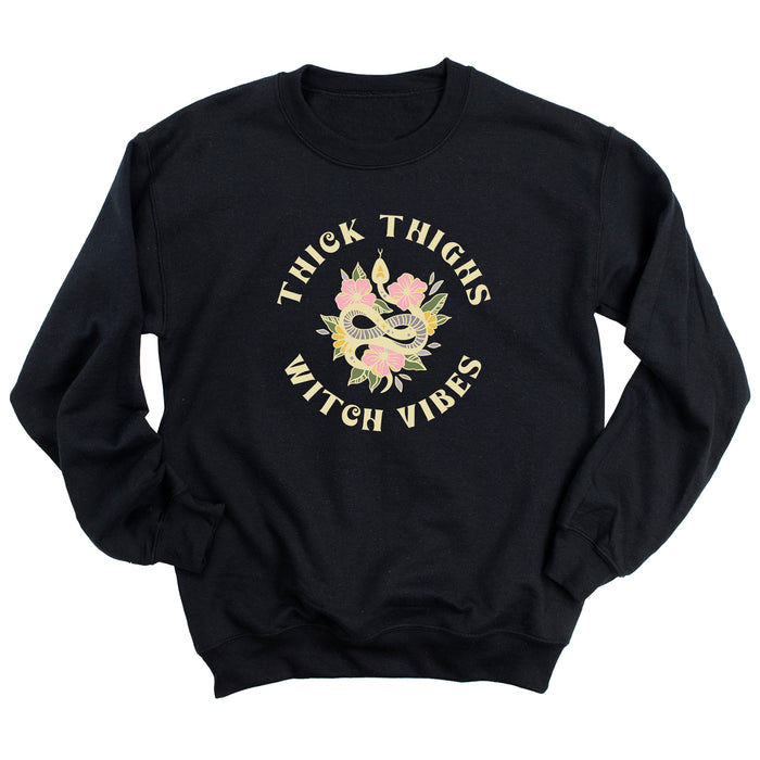 Thick Thighs and Witch Vibes Sweatshirt