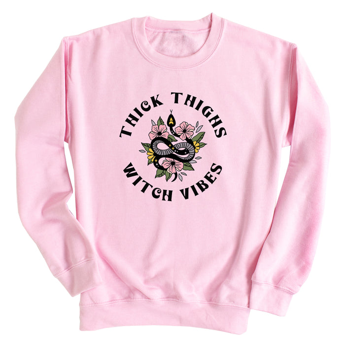 Thick Thighs and Witch Vibes Sweatshirt