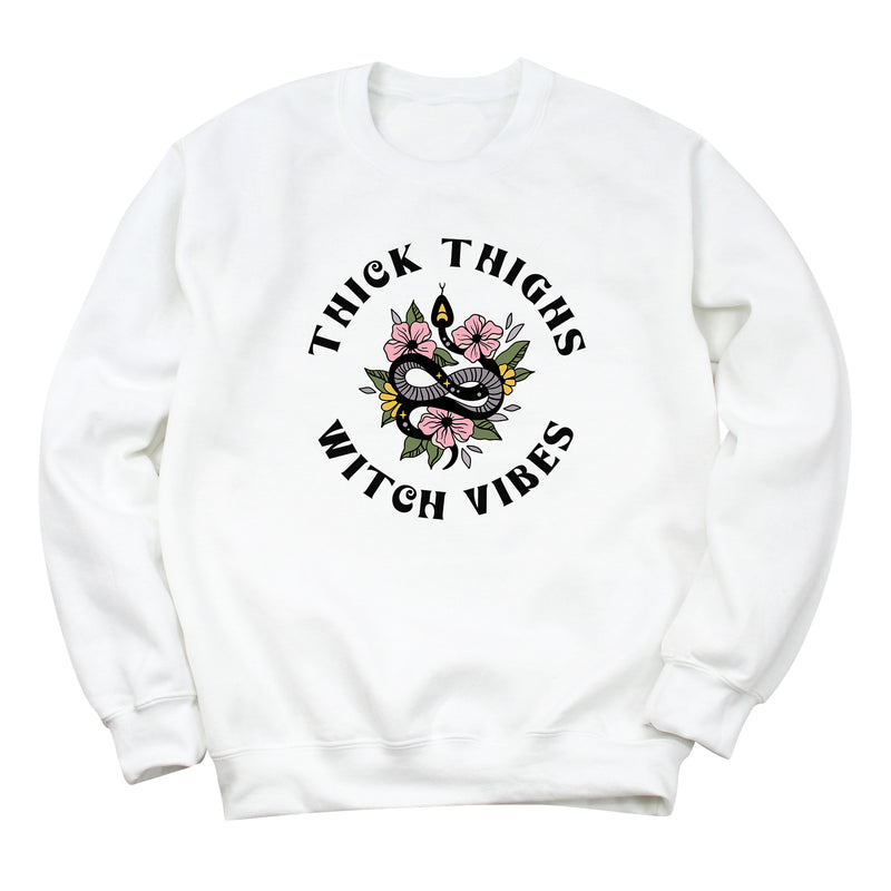 Thick Thighs and Witch Vibes Sweatshirt