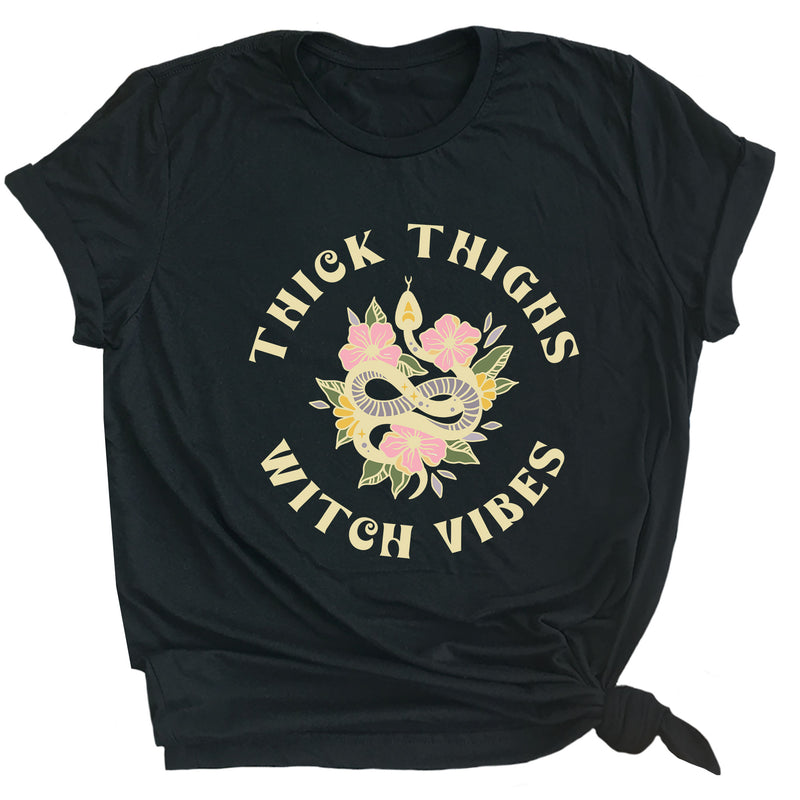 Thick Thighs and Witch Vibes Premium Unisex T-Shirt