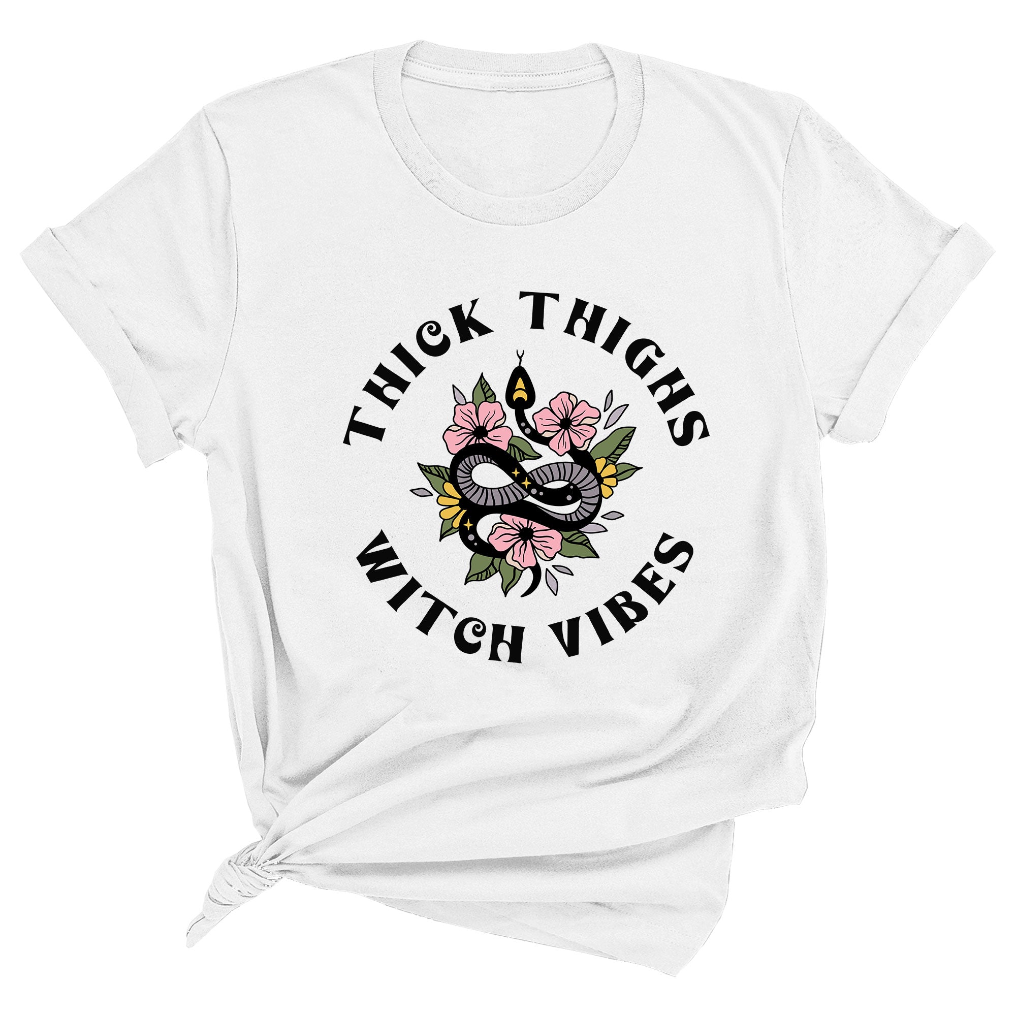 Thick Thighs and Witch Vibes Premium Unisex T-Shirt