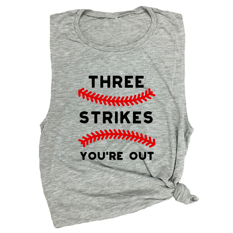 Three Strikes You're Out Muscle Tee