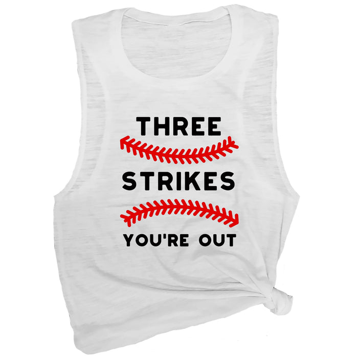 Three Strikes You're Out Muscle Tee