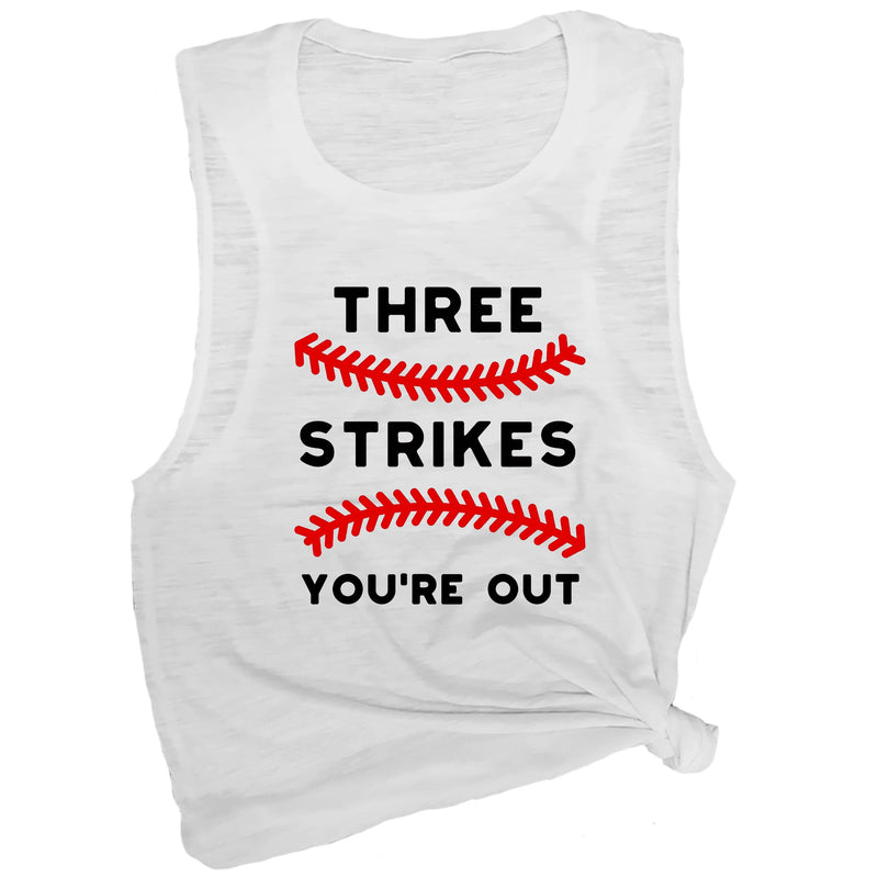 Three Strikes You're Out Muscle Tee
