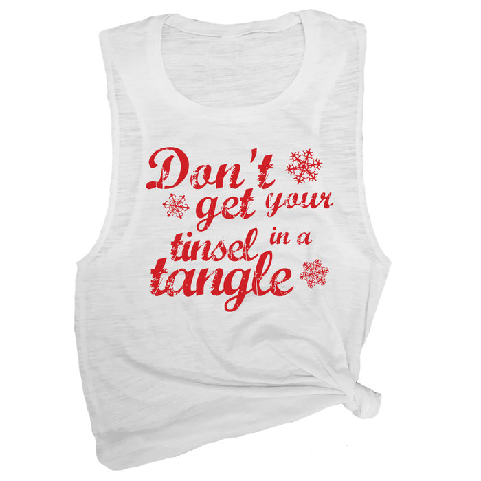 Don't Get Your Tinsel in a Tangle Muscle Tee