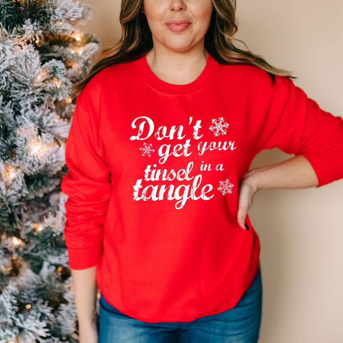 Don't Get Your Tinsel in a Tangle Sweatshirt