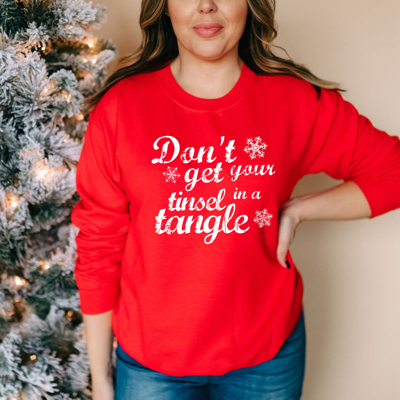 Don't Get Your Tinsel in a Tangle Sweatshirt