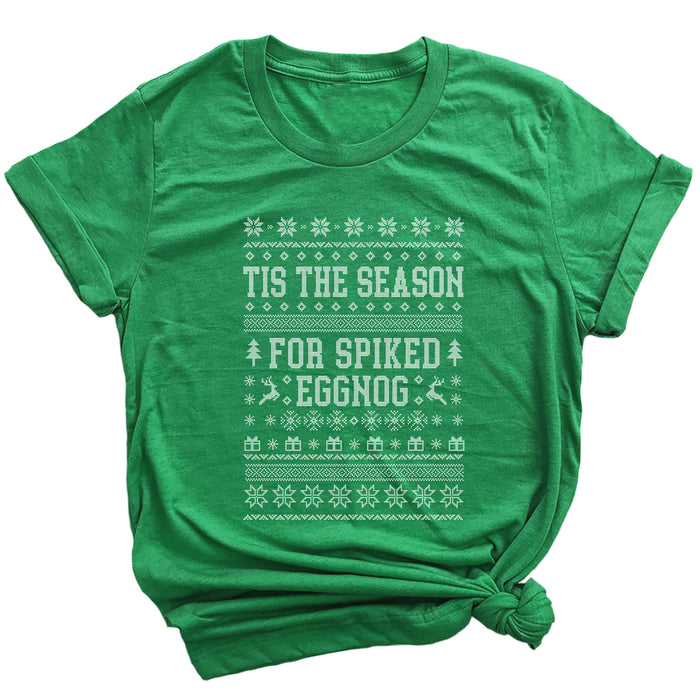 Tis the Season for Spiked Eggnog Premium Unisex T-Shirt