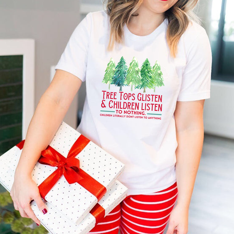 O Christmas Tree Types Premium Unisex T-Shirt