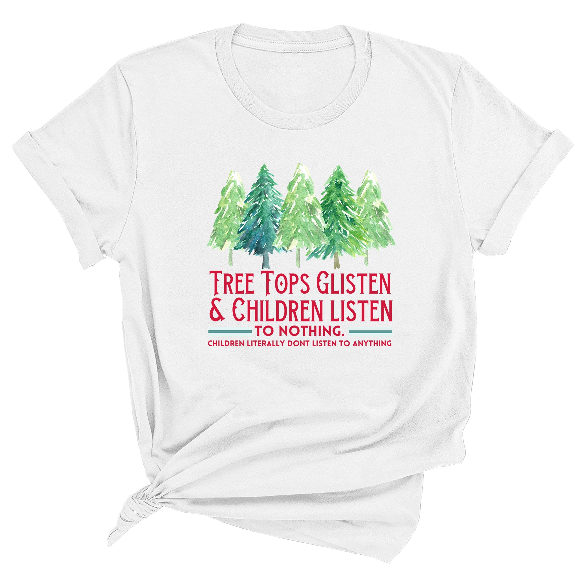 O Christmas Tree Types Premium Unisex T-Shirt
