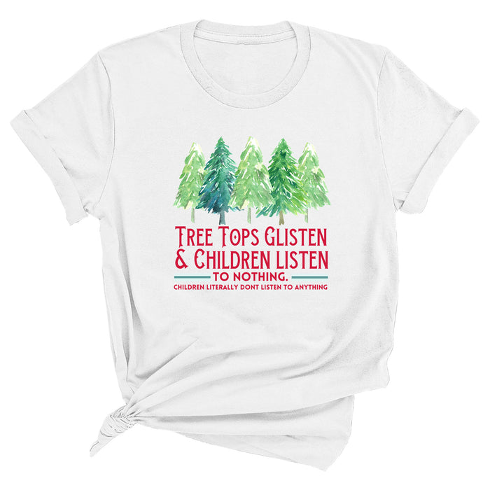 O Christmas Tree Types Premium Unisex T-Shirt