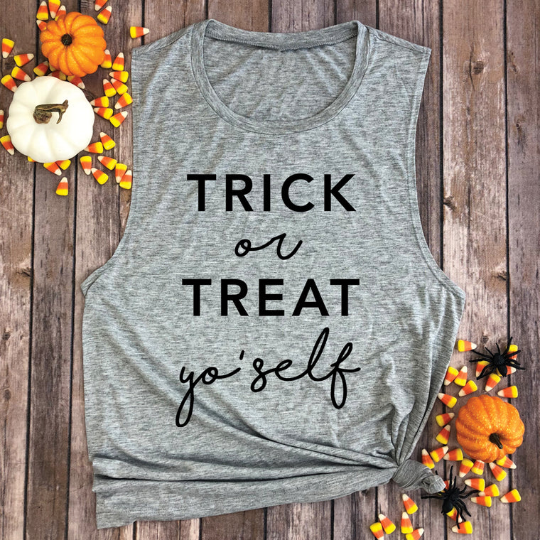 Trick or Treat Yo'self Muscle Tee