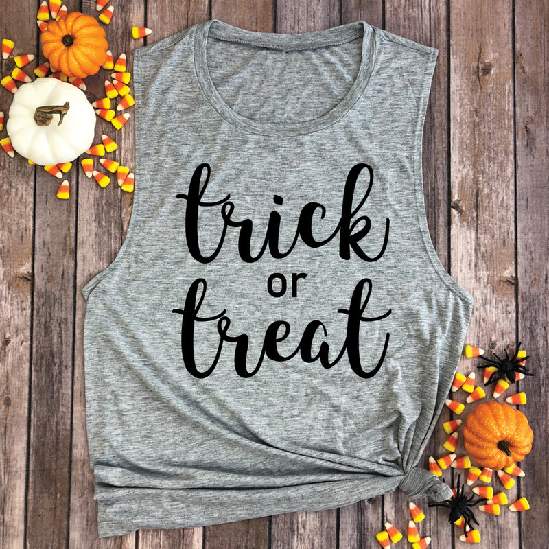 Trick or Treat Muscle Tee