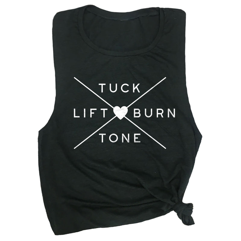 Tuck Lift Tone Burn Muscle Tee