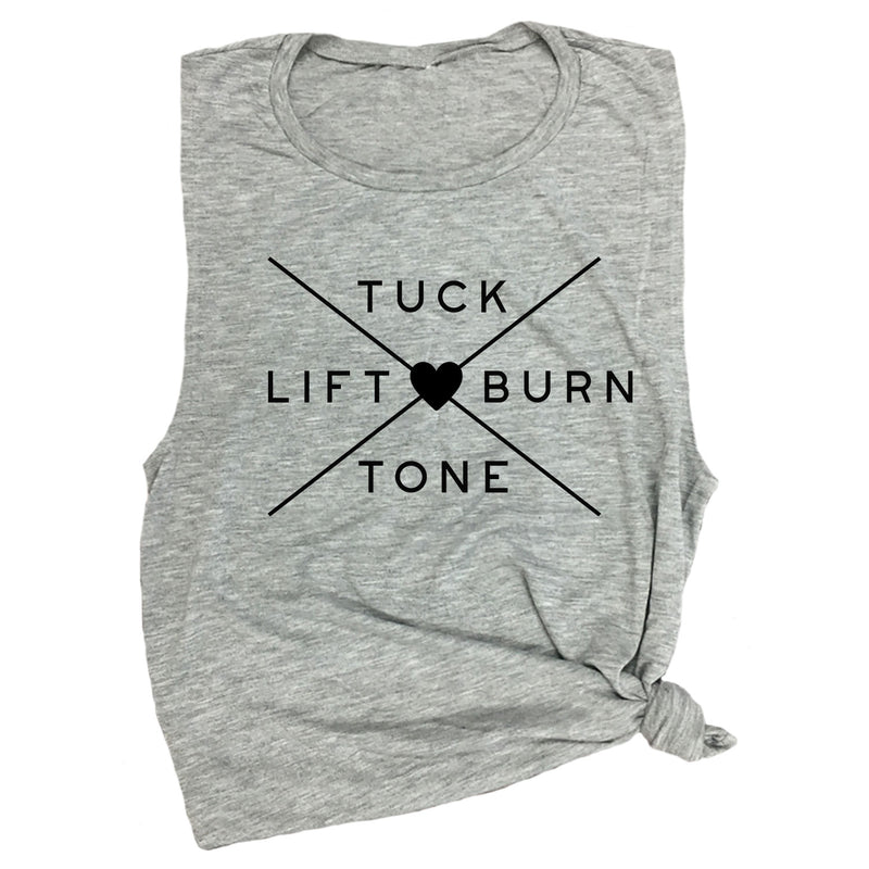 Tuck Lift Tone Burn Muscle Tee