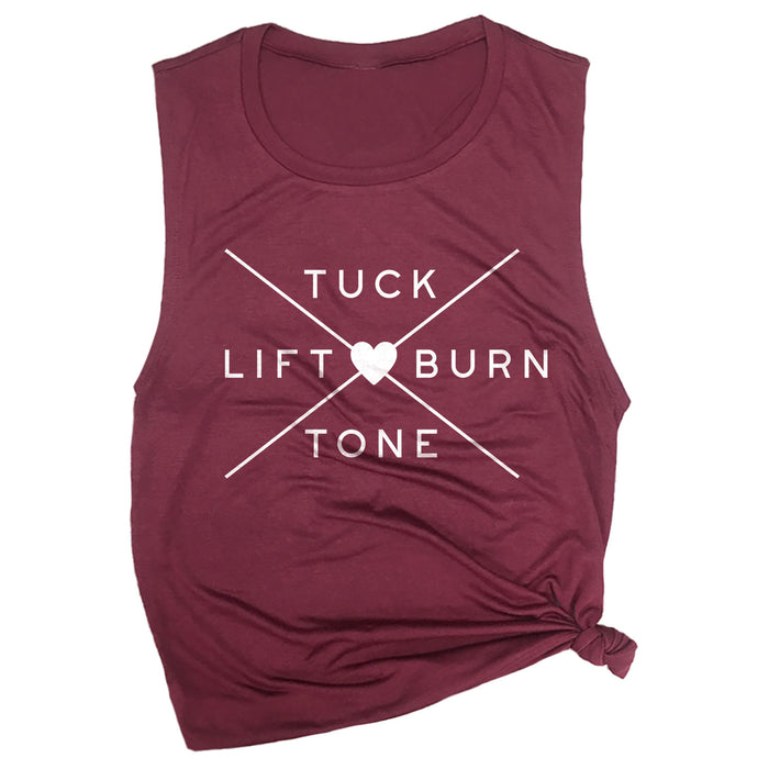 Tuck Lift Tone Burn Muscle Tee